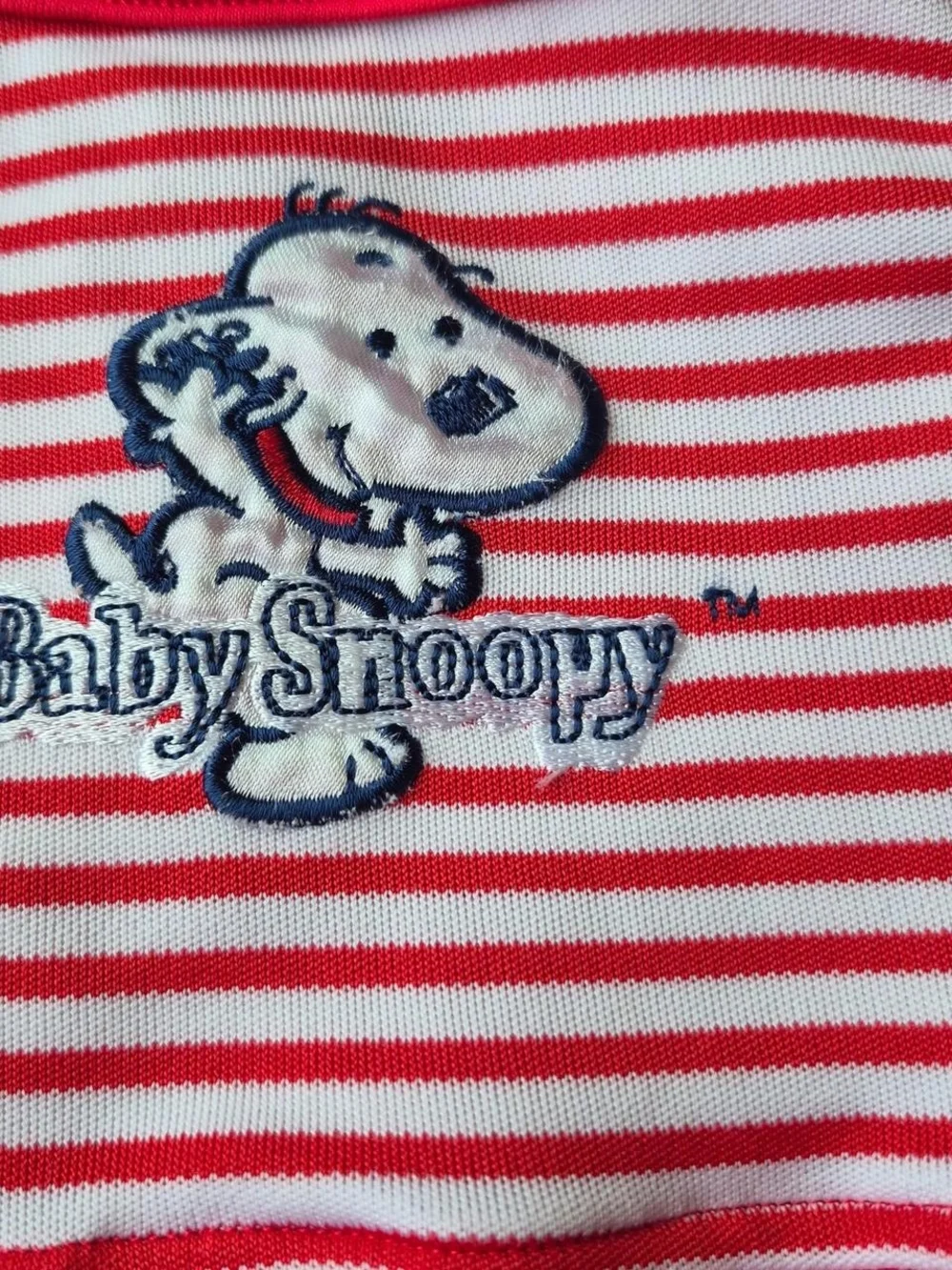Red Striped Girls One-Piece Bodysuit